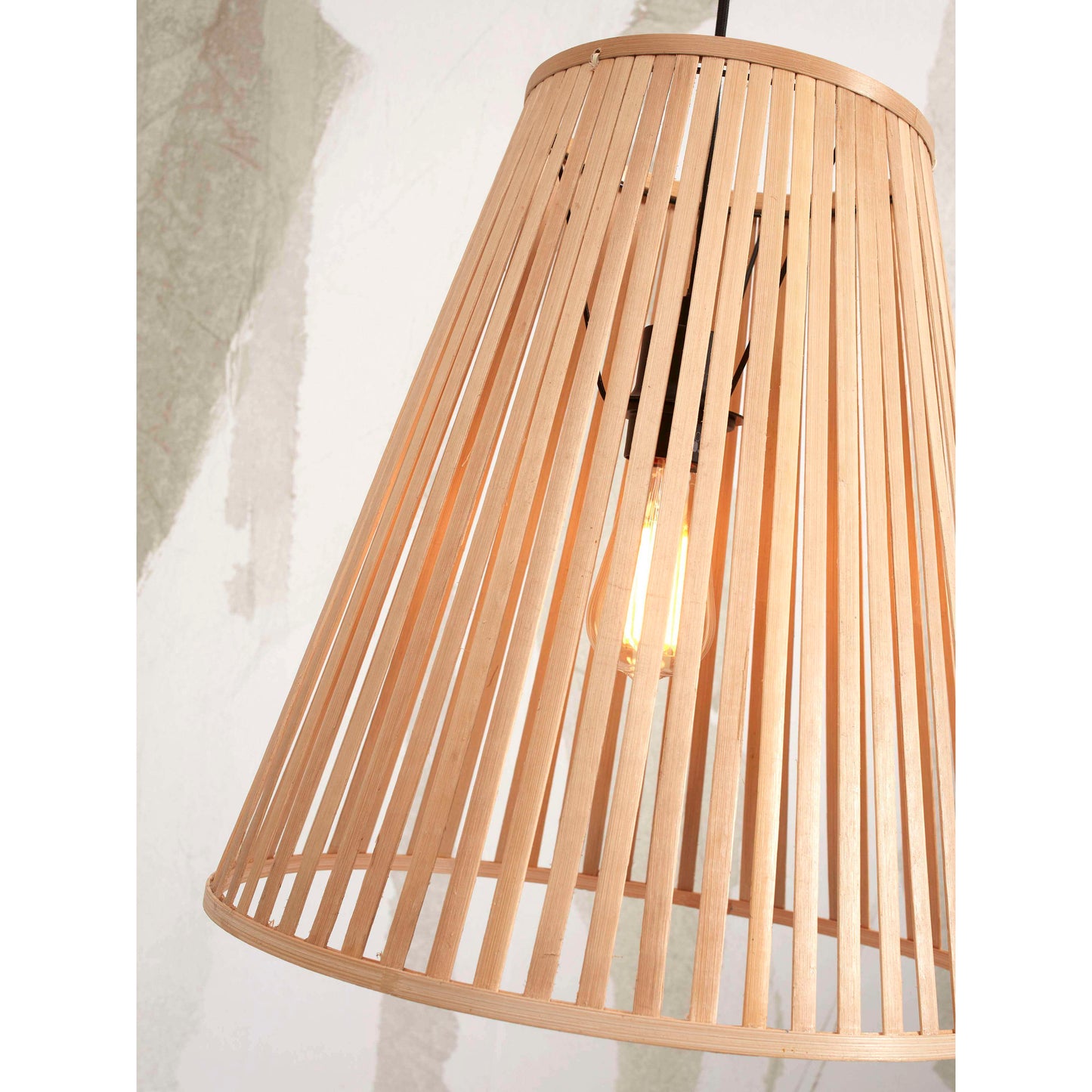 GOOD&MOJO hanglamp merapi tapered 30 cm S naturel