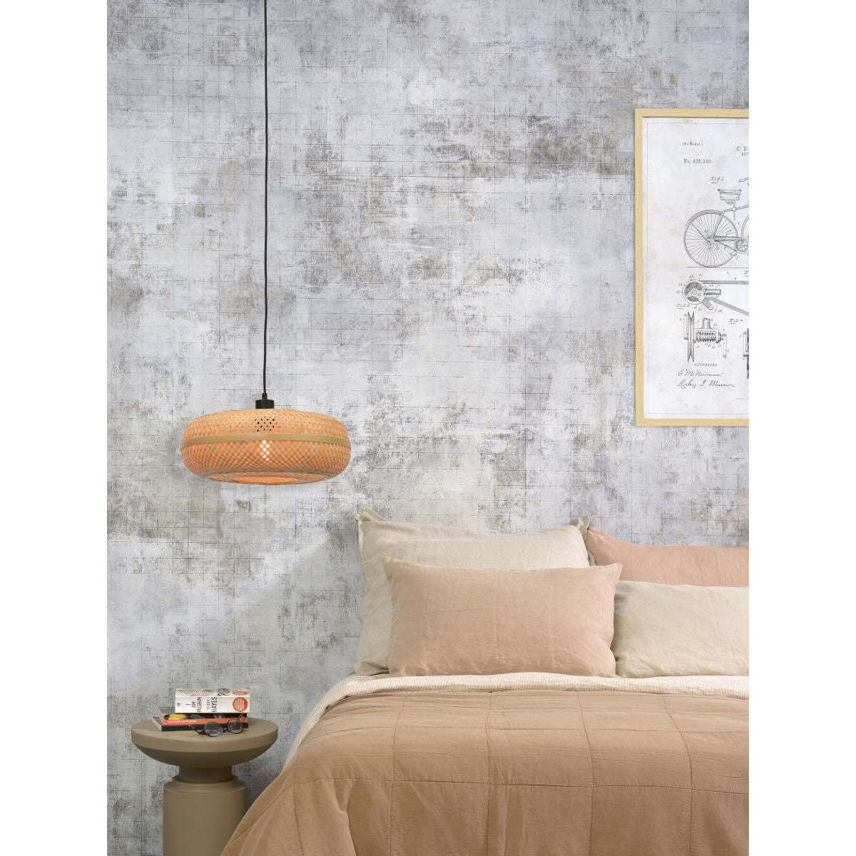 GOOD&MOJO Hanglamp Palawan 40 cm naturel S