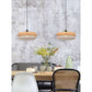 Good&Mojo Hanglamp Palawan 40 cm naturel / wit S