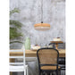 Good&Mojo Hanglamp Palawan 40 cm naturel / wit S