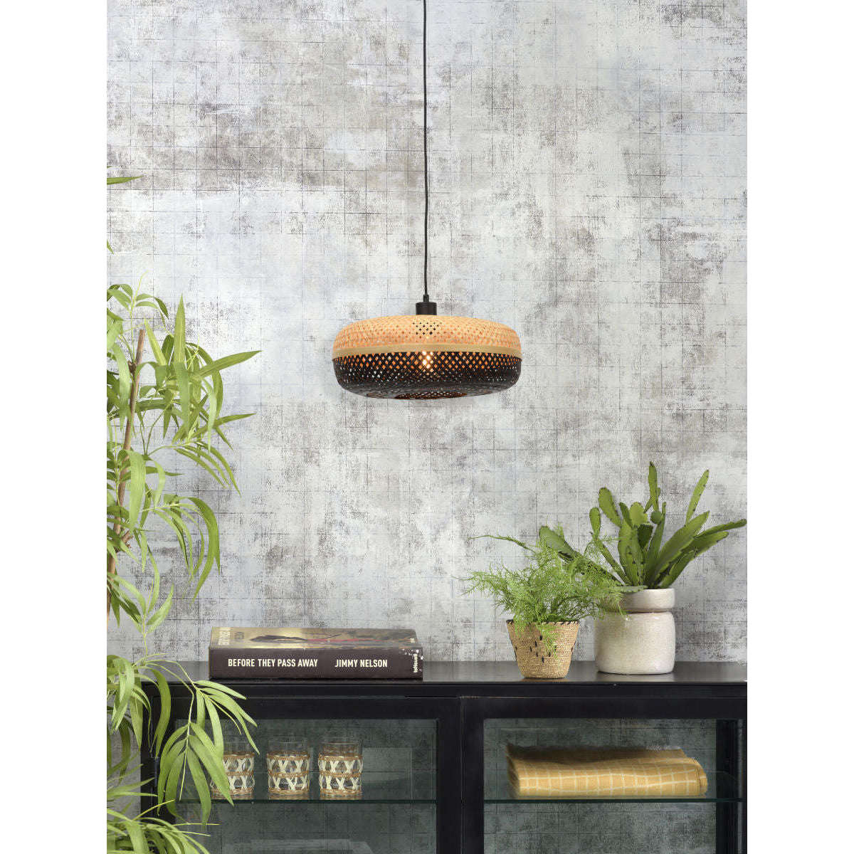 GOOD&MOJO Hanglamp Palawan 40 cm naturel / zw S