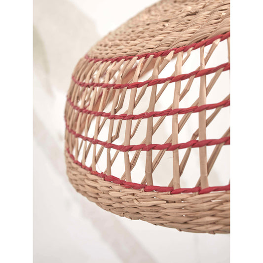 GOOD&MOJO hanglamp pantanal 45 cm naturel/rood