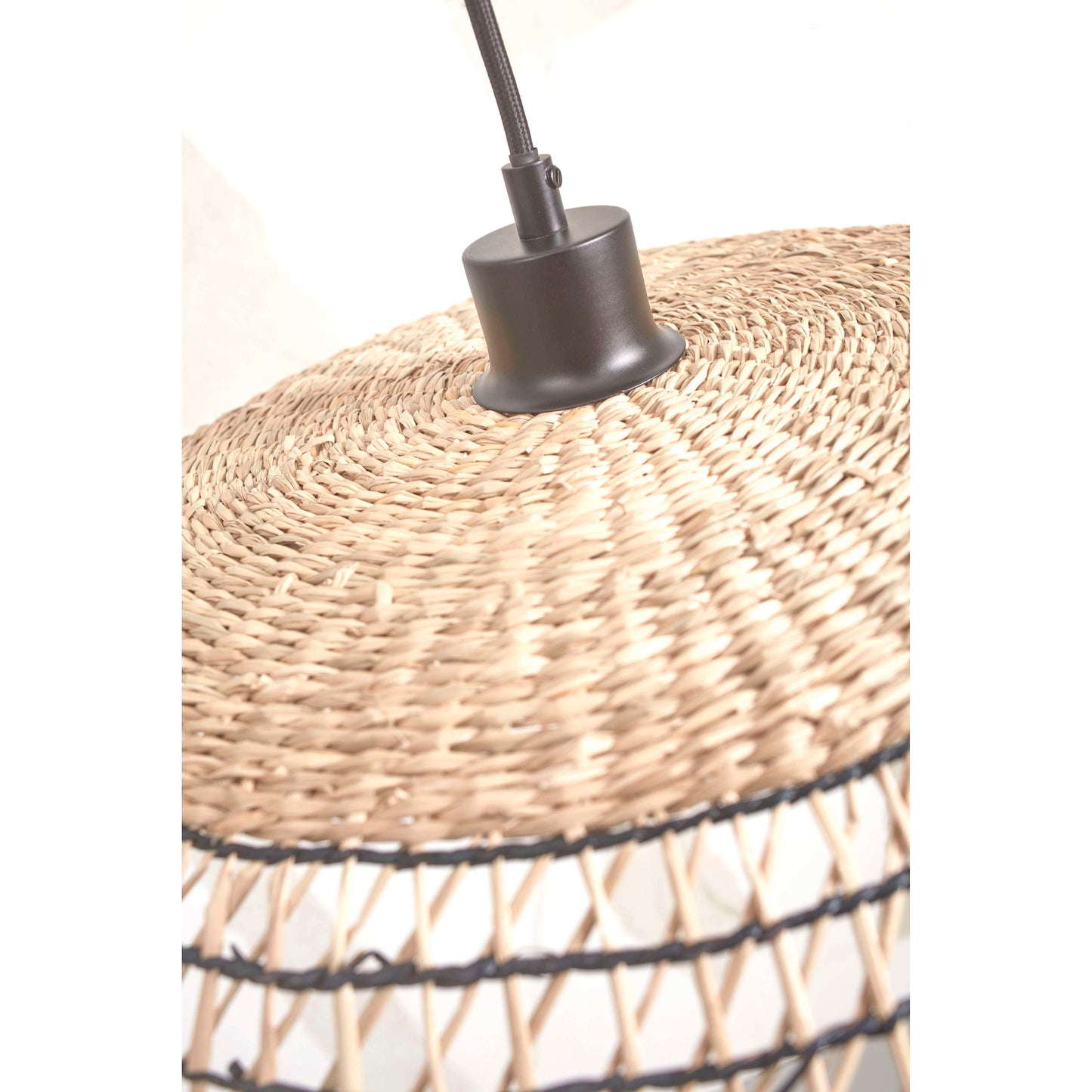 GOOD&MOJO hanglamp pantanal 45 cm naturel/zwart