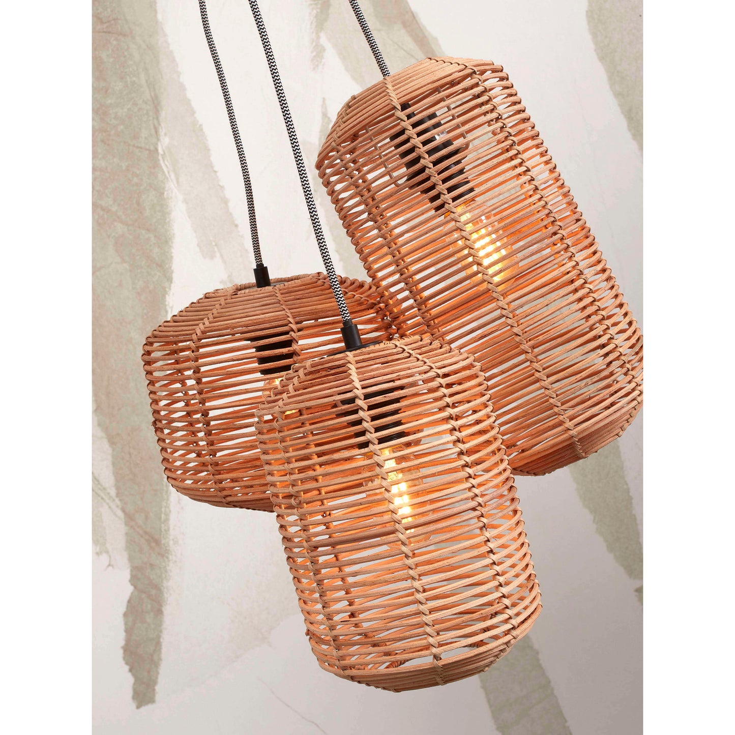 GOOD&MOJO hanglamp tanami 3-kap naturel