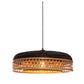 GOOD&MOJO hanglamp ubud 2-kap 60 cm zwart/naturel