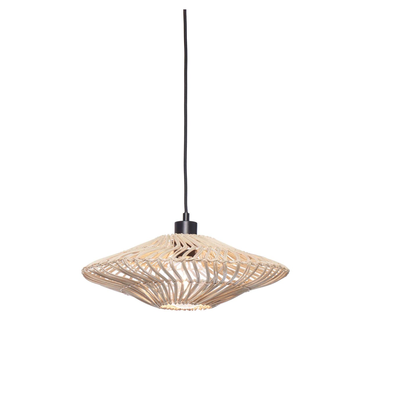 GOOD&MOJO hanglamp zanzibar plat 40 cm S wit