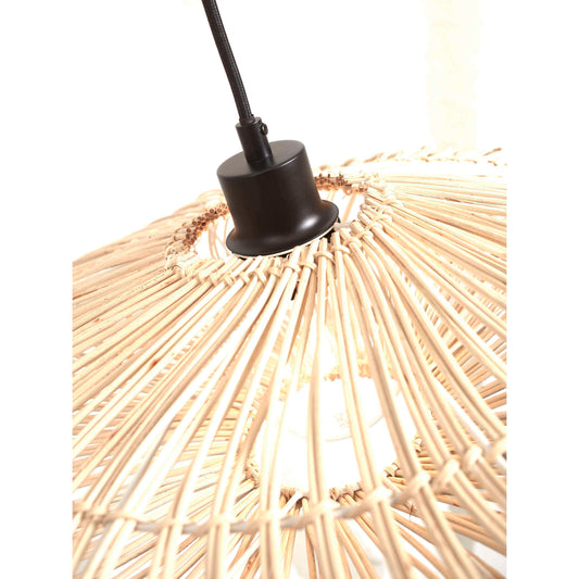 GOOD&MOJO hanglamp zanzibar plat 55 cm L wit