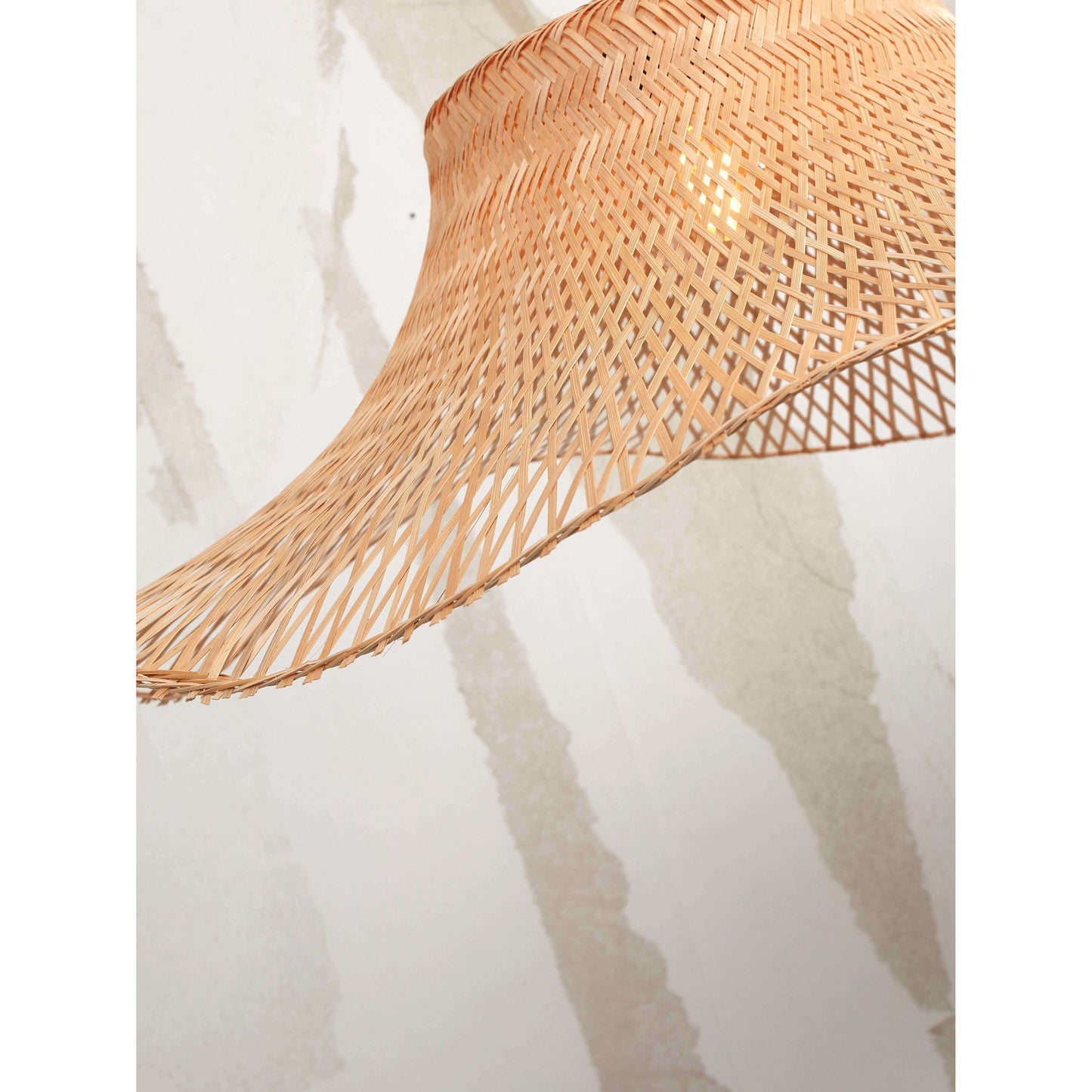 GOOD&MOJO plafonniere ibiza wavy 50 cm S naturel