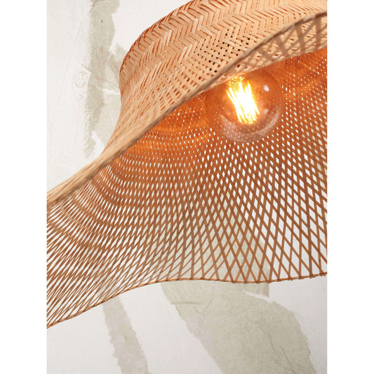 GOOD&MOJO plafonniere ibiza wavy 65 cm L naturel