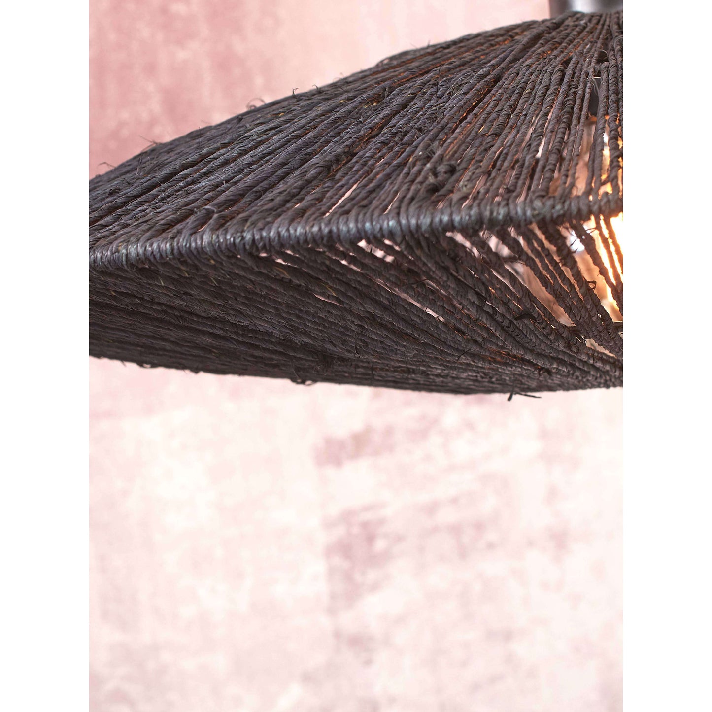 GOOD&MOJO plafonniere iguazu plat 55 cm L zwart