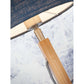 GOOD&MOJO Tafellamp Fuji bamboe 1815 linnen blauw denim