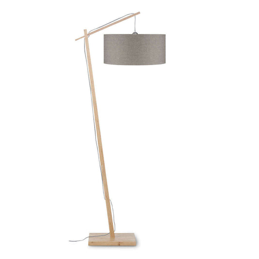 GOOD&MOJO Vloerlamp Andes bamboe 4723 linnen donker