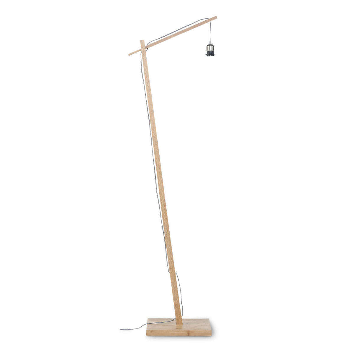 GOOD&MOJO Vloerlamp Bhutan naturel / kap 4034 S