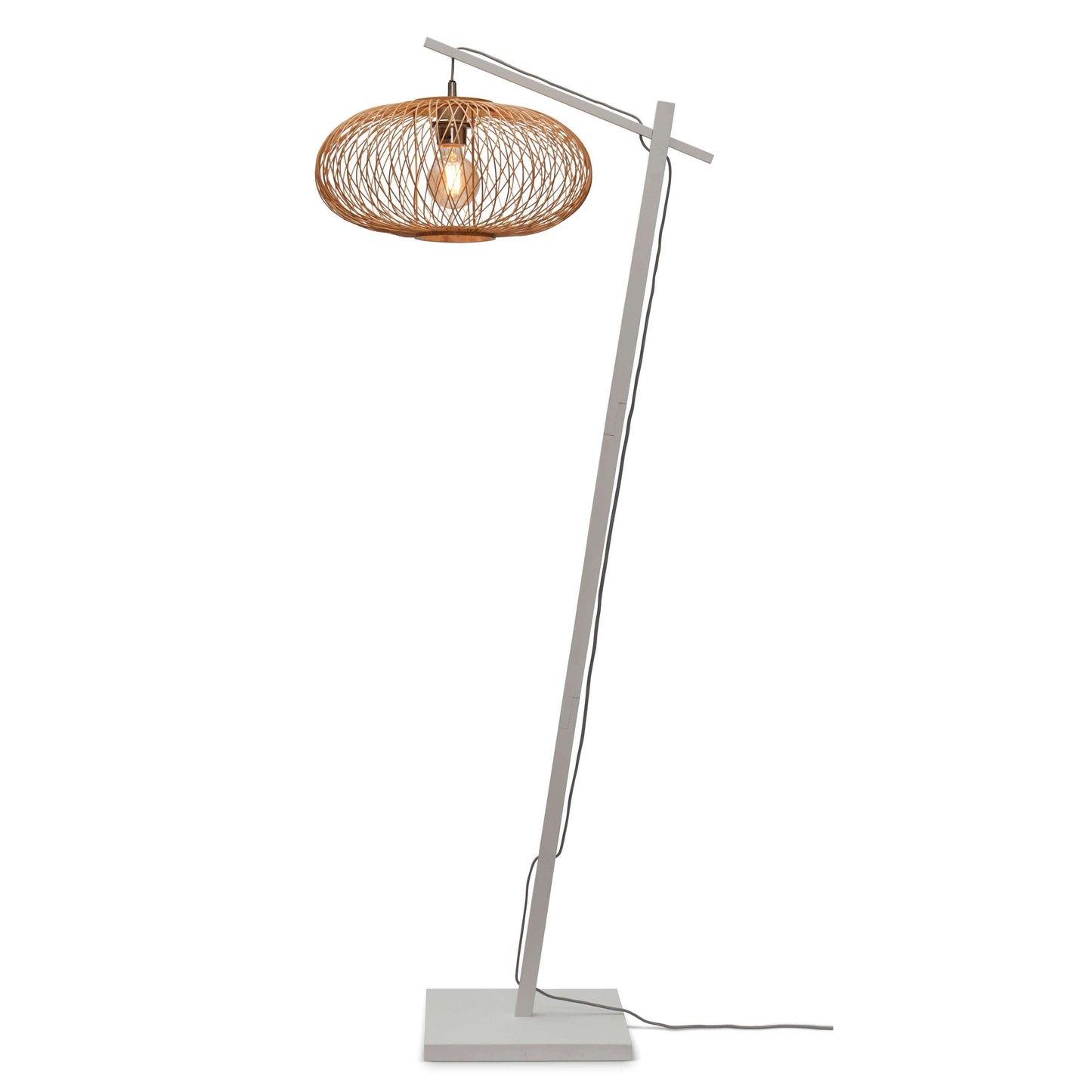 GOOD&MOJO vloerlamp cango 40 cm S wit/naturel