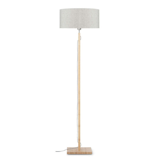 GOOD&MOJO Vloerlamp Fuji bamboe 4723 linnen licht