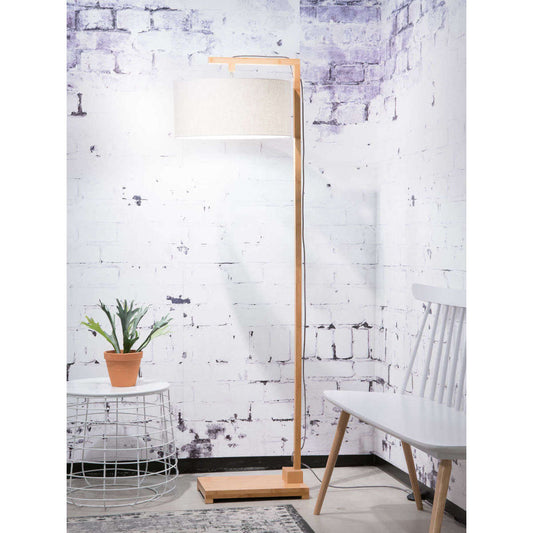 GOOD&MOJO Vloerlamp Himalaya bamboe 4723 linnen groen forest