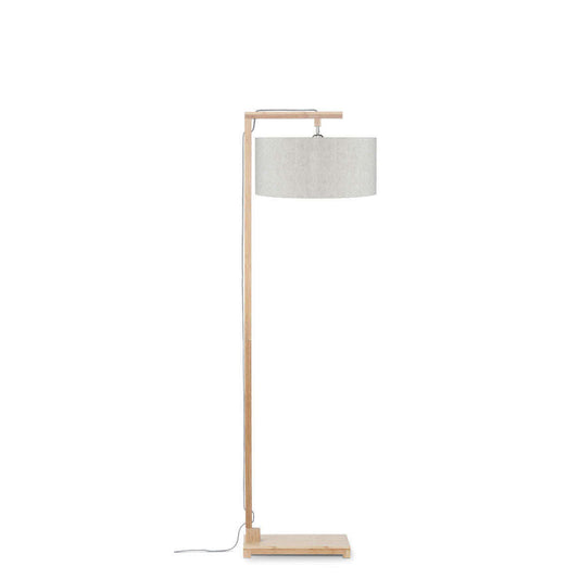 GOOD&MOJO Vloerlamp Himalaya bamboe 4723 linnen licht