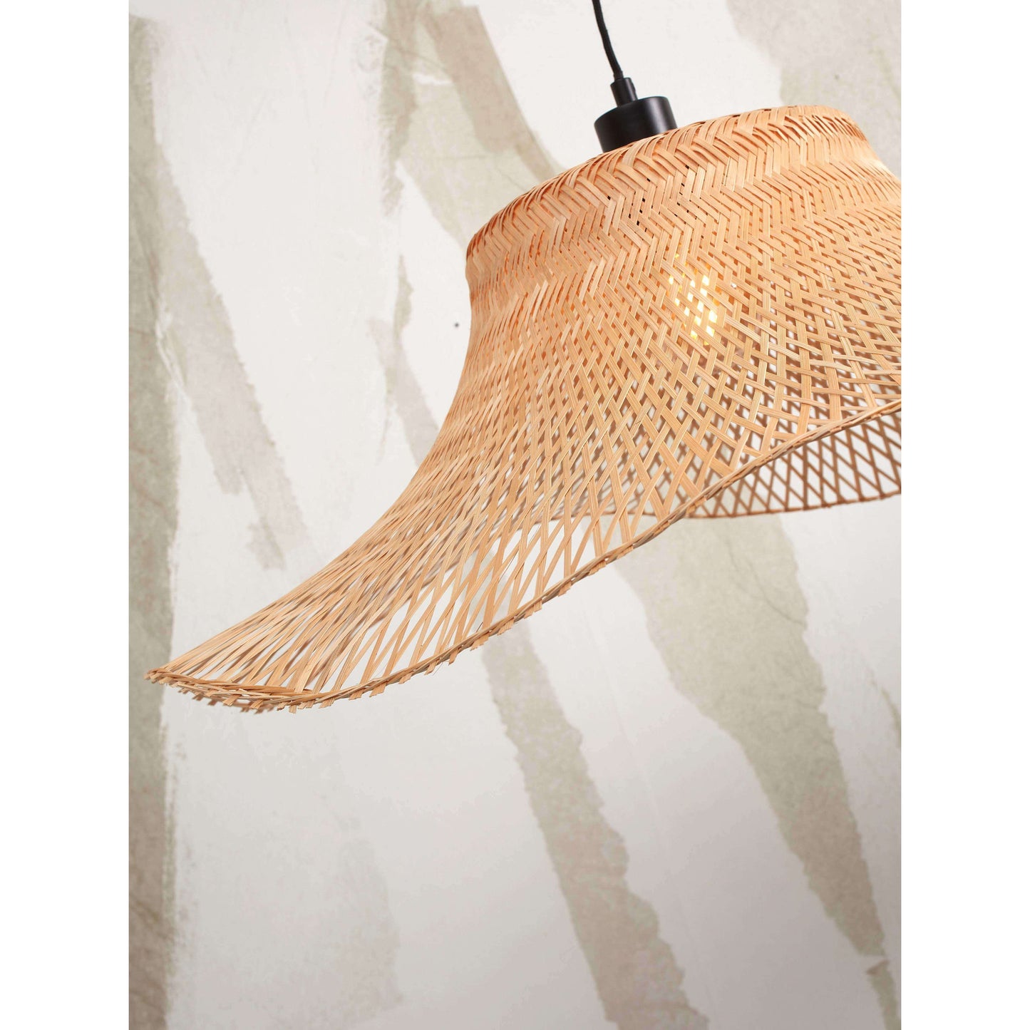 GOOD&MOJO vloerlamp ibiza wavy 50 cm S wit/naturel