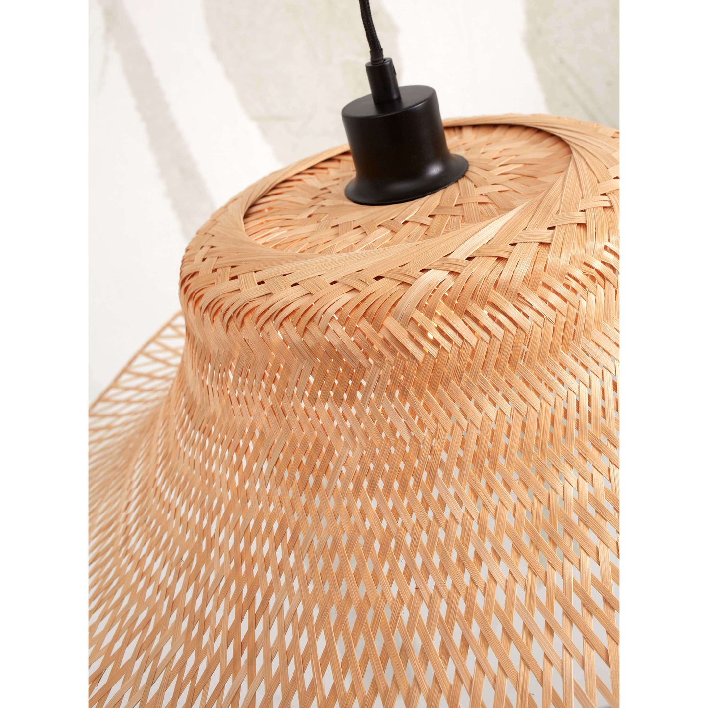 GOOD&MOJO vloerlamp ibiza wavy 65 cm L naturel