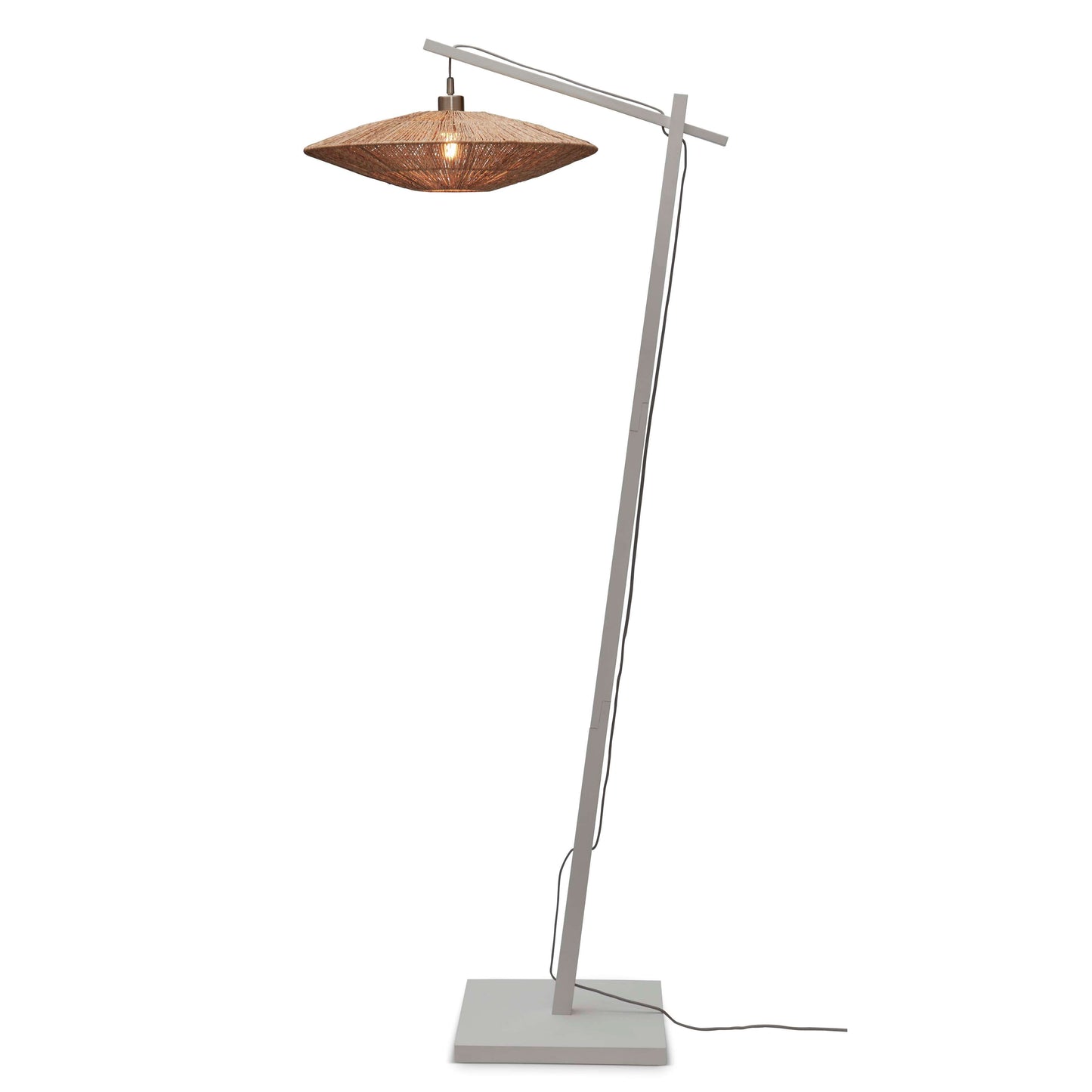 GOOD&MOJO vloerlamp iguazu 55 cm L wit/naturel