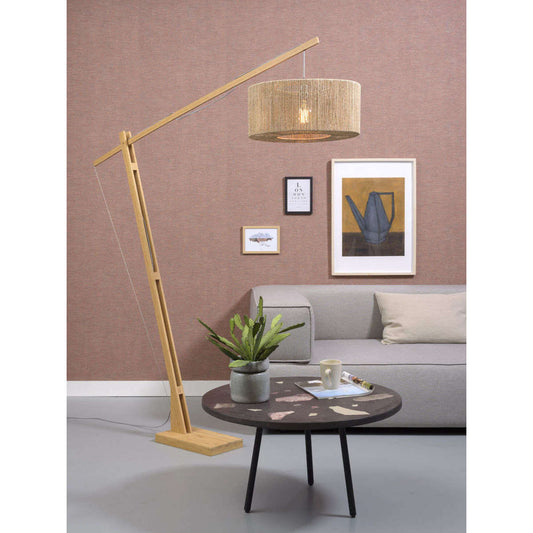 GOOD&MOJO Vloerlamp Iguazu naturel / 5022 naturel L