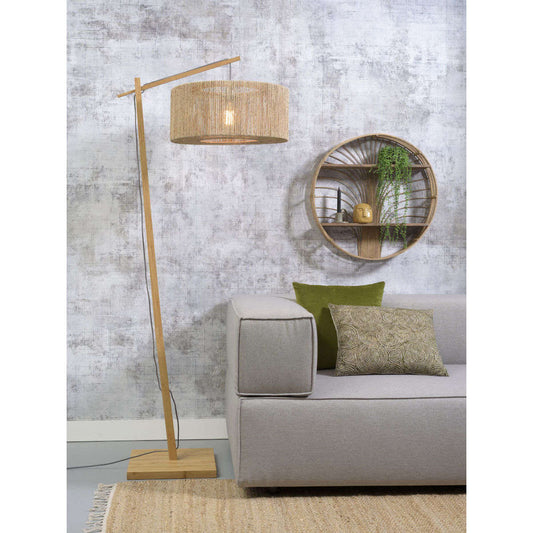 GOOD&MOJO Vloerlamp Iguazu naturel / 5022 naturel S