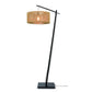 GOOD&MOJO Vloerlamp Iguazu zw / 5022 naturel S