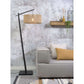 GOOD&MOJO Vloerlamp Iguazu zw / 5022 naturel S