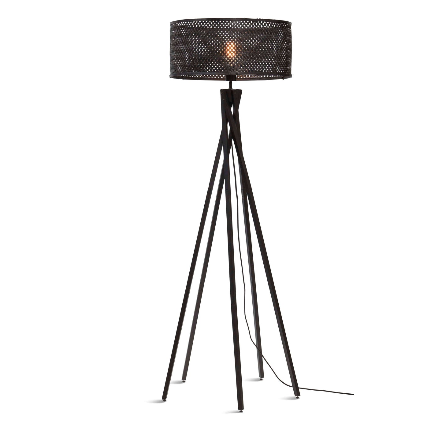 GOOD&MOJO vloerlamp java 5-poot 50 cm zwart