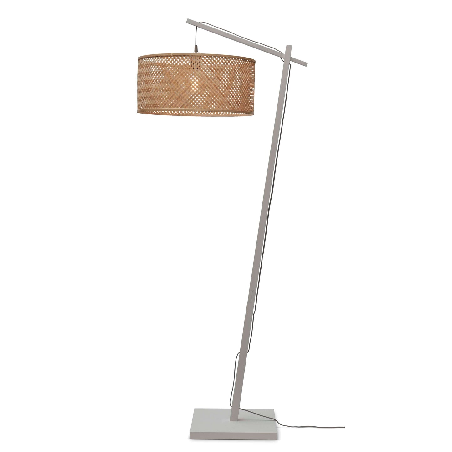 GOOD&MOJO vloerlamp java 50 cm wit/naturel