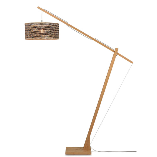 GOOD&MOJO vloerlamp java XL 50 cm naturel/zwart