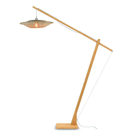 GOOD&MOJO Vloerlamp Kalimantan L naturel / horizon 60 cm