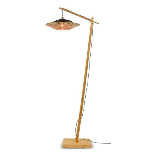 GOOD&MOJO Vloerlamp Kalimantan S naturel / horizon 44 cm