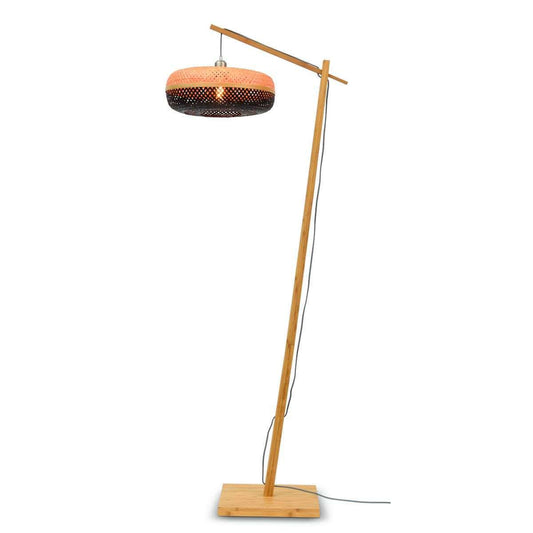 GOOD&MOJO Vloerlamp Palawan naturel / 4015 zw S