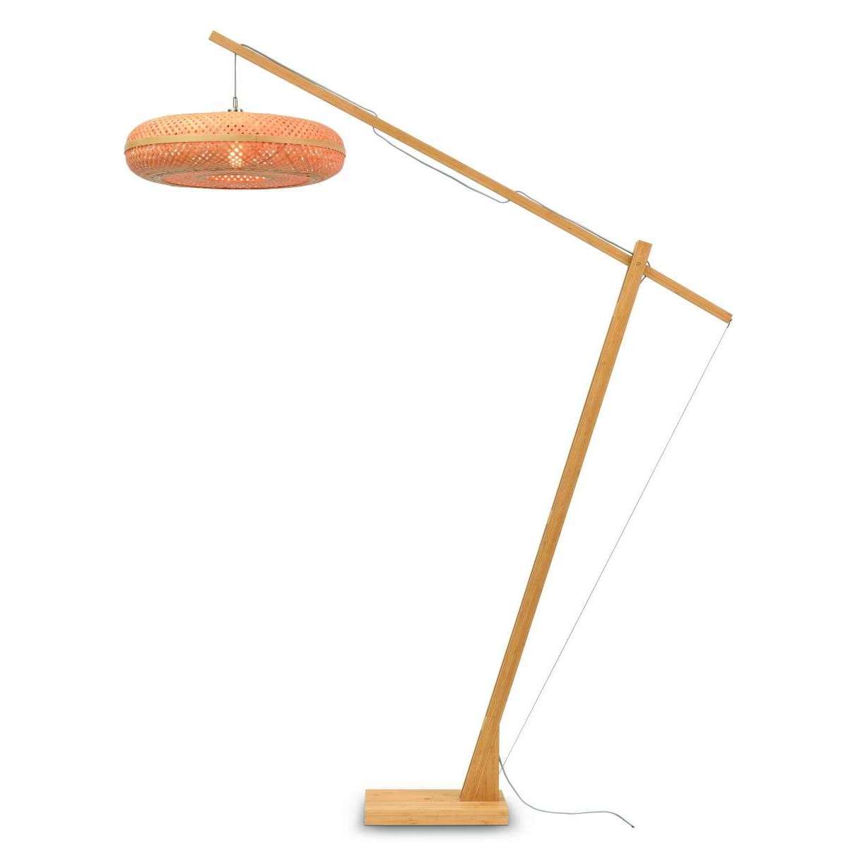 GOOD&MOJO Vloerlamp Palawan naturel / 6015 naturel L