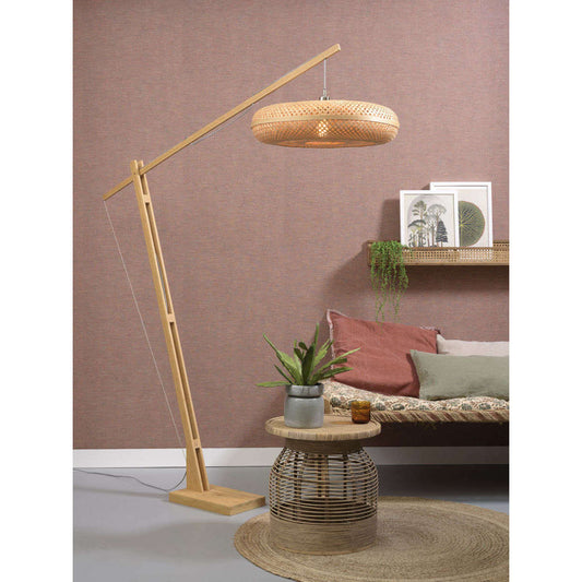 GOOD&MOJO Vloerlamp Palawan naturel / 6015 naturel L