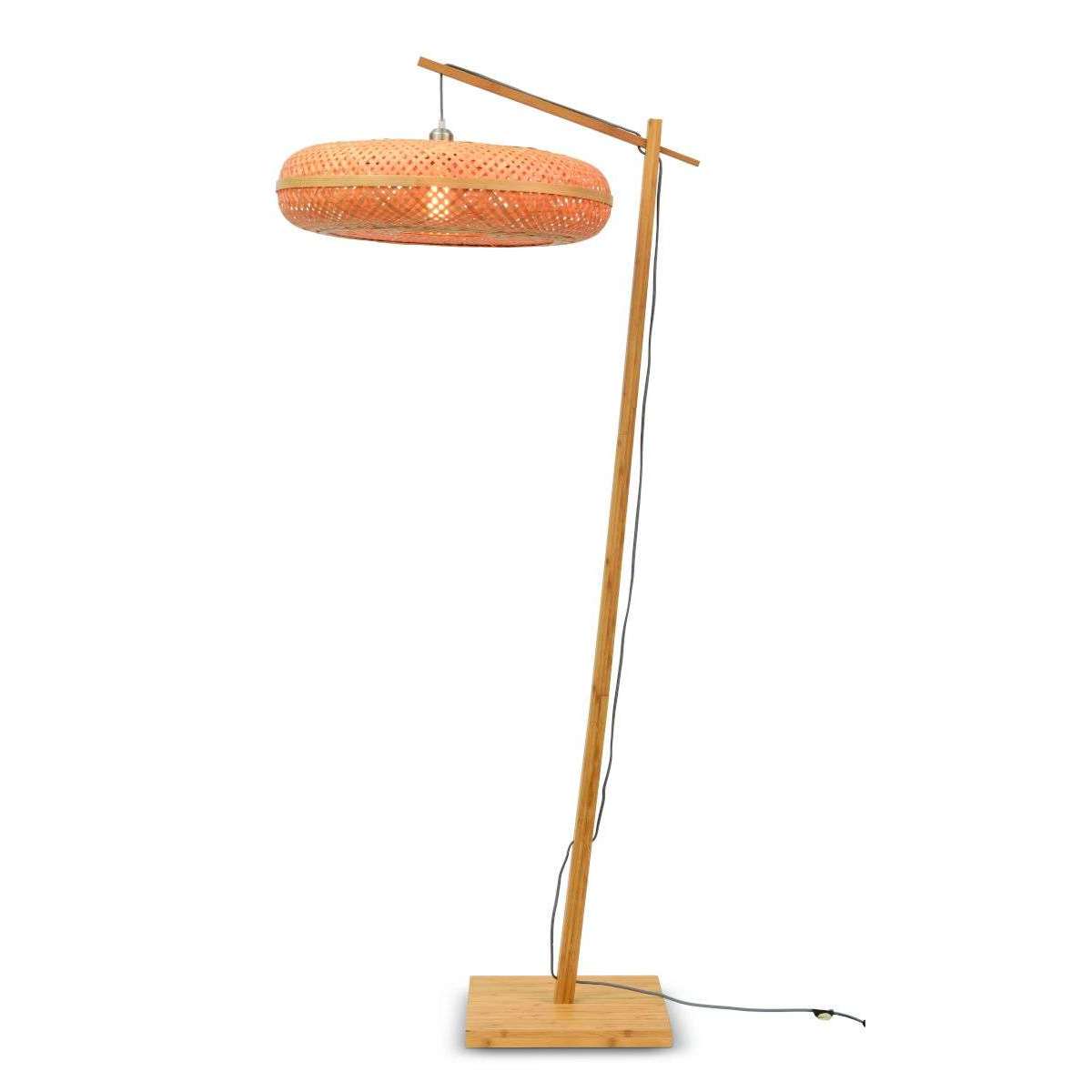 GOOD&MOJO Vloerlamp Palawan naturel / 6015 naturel S