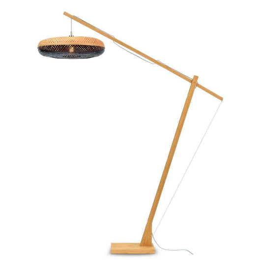 GOOD&MOJO Vloerlamp Palawan naturel / 6015 zw L