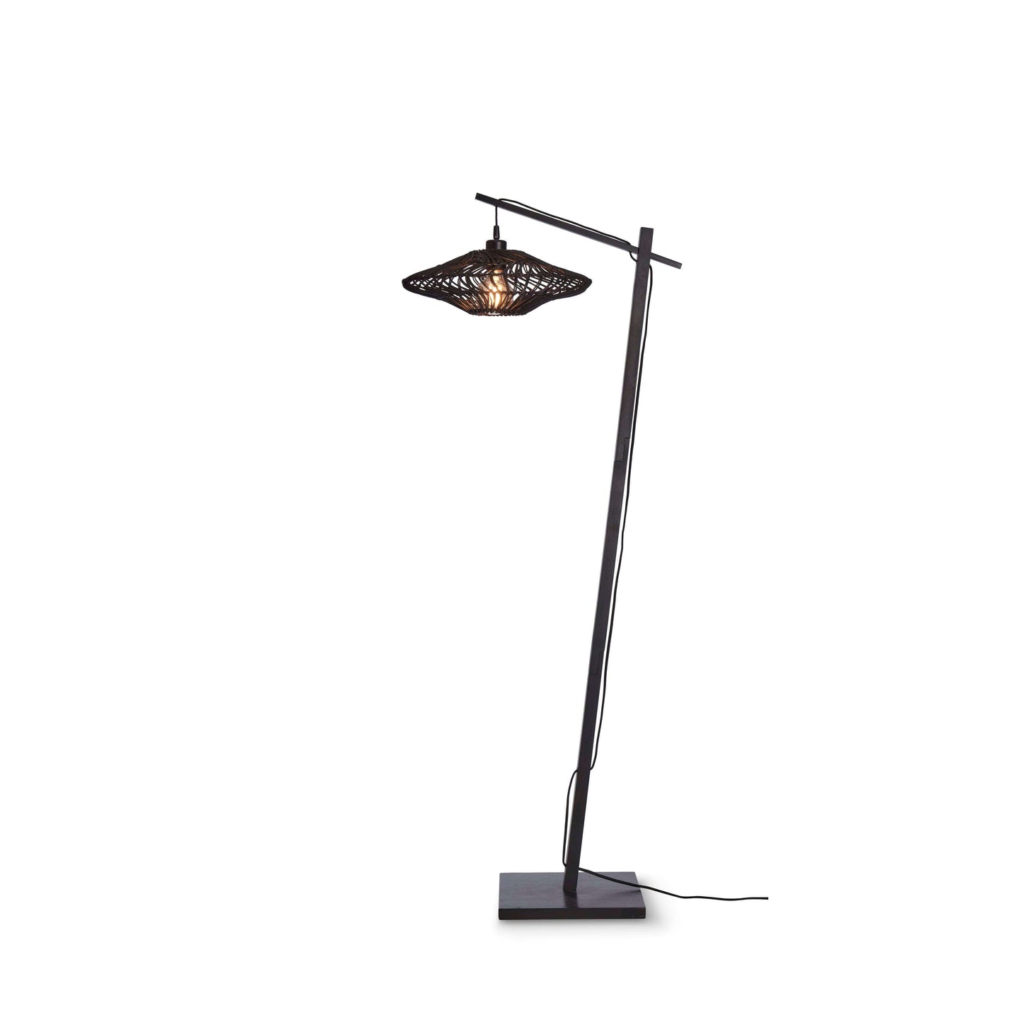 GOOD&MOJO vloerlamp zanzibar 40 cm S zwart