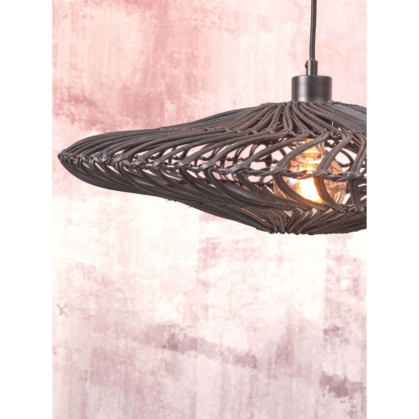 GOOD&MOJO vloerlamp zanzibar 55 cm L zwart