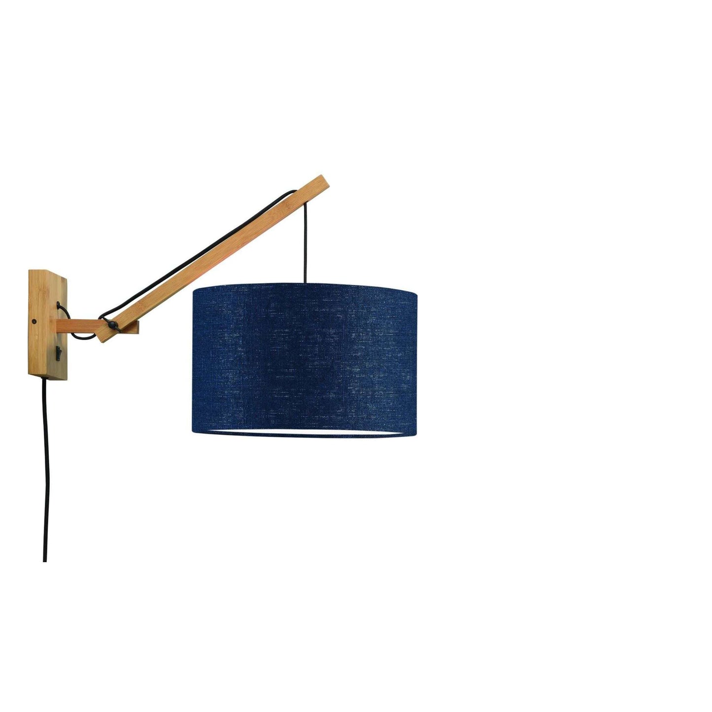 GOOD&MOJO Wandlamp Andes naturel 3220 blauw denim S