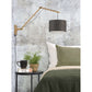 GOOD&MOJO Wandlamp Andes naturel 3220 donker grijs L
