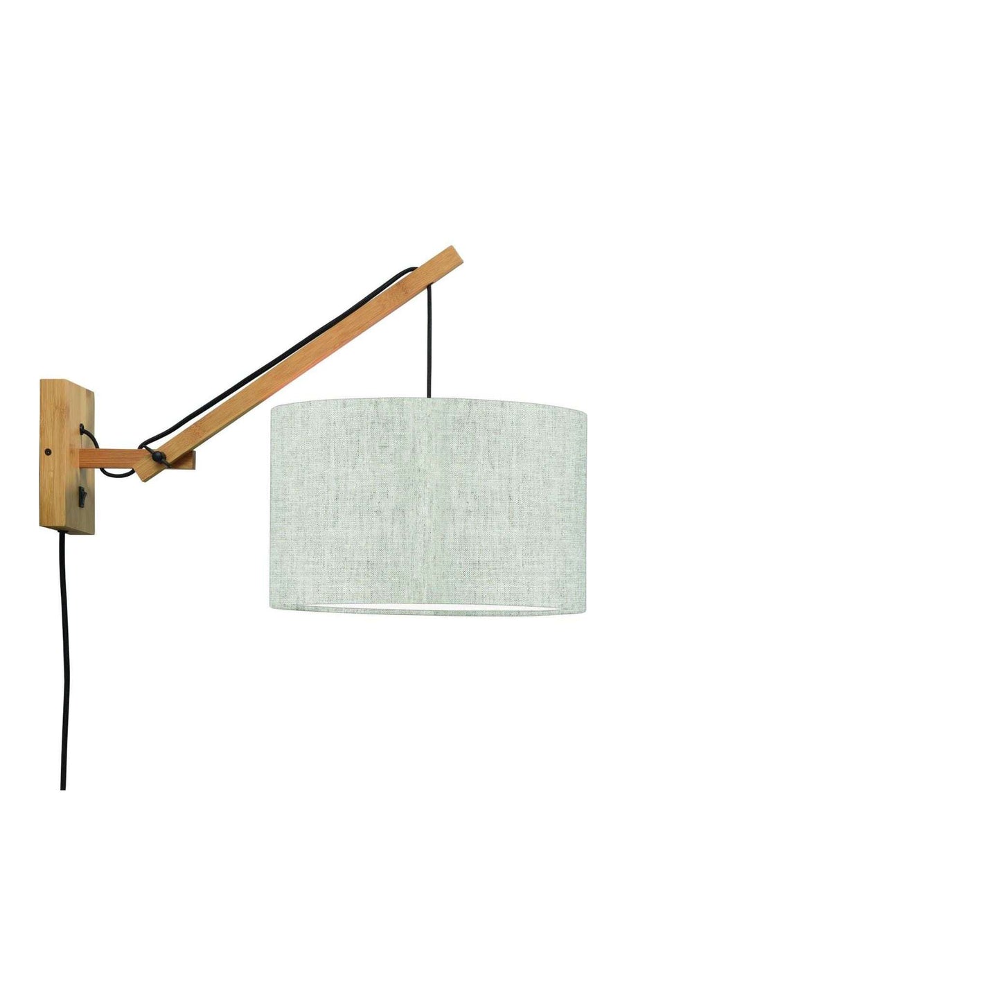 GOOD&MOJO Wandlamp Andes naturel 3220 licht linnen S