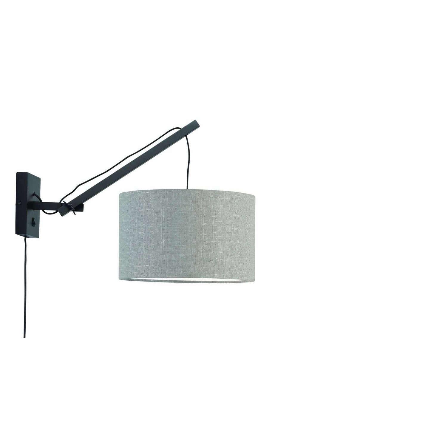 GOOD&MOJO Wandlamp Andes zw 3220 licht grijs S