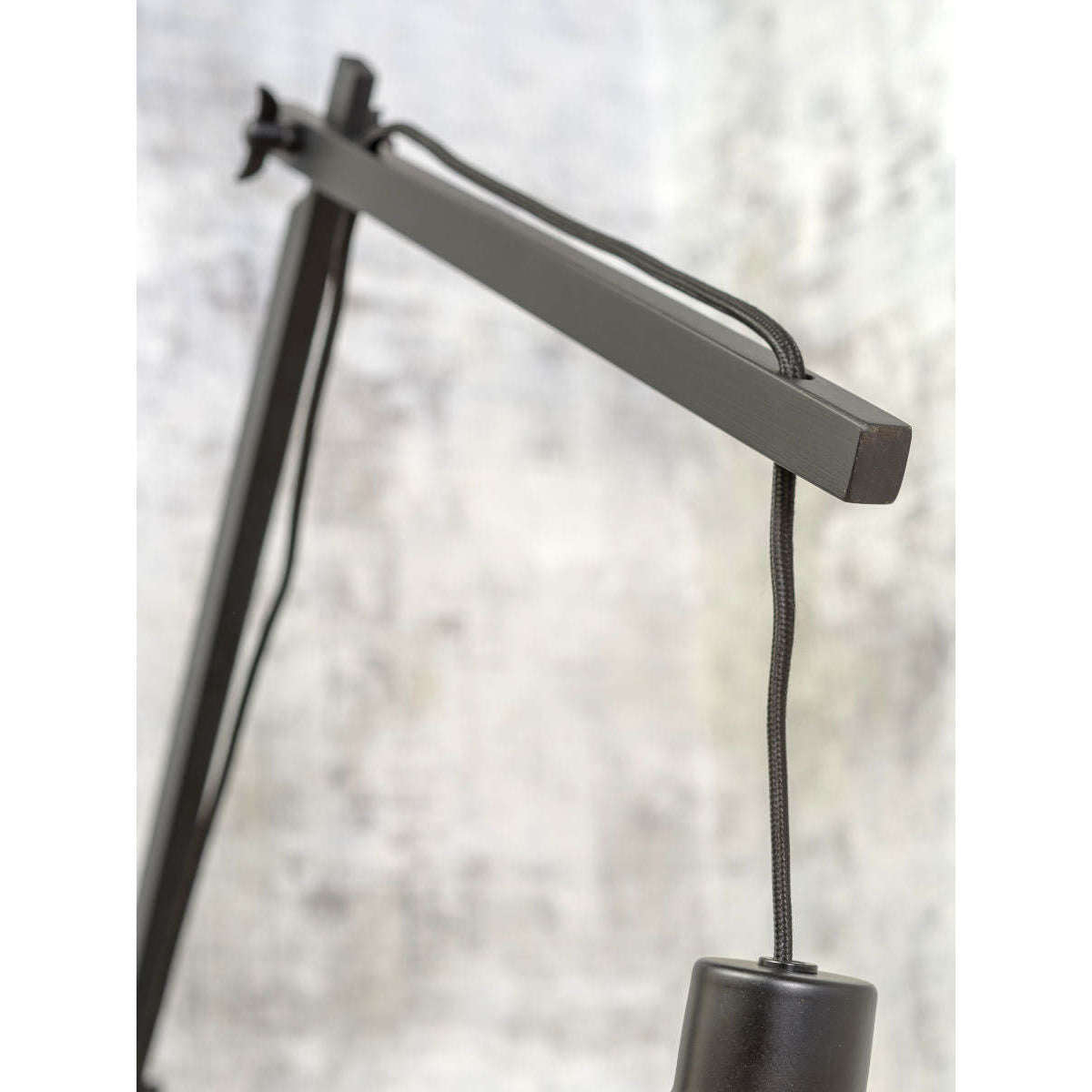 GOOD&MOJO Wandlamp Andes zw 3220 licht linnen L