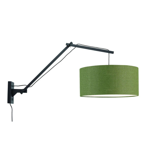 GOOD&MOJO Wandlamp Andes zw 4723 groen forest L