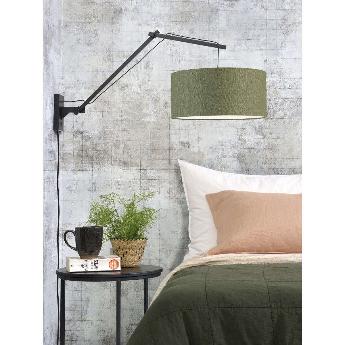 GOOD&MOJO Wandlamp Andes zw 4723 groen forest L