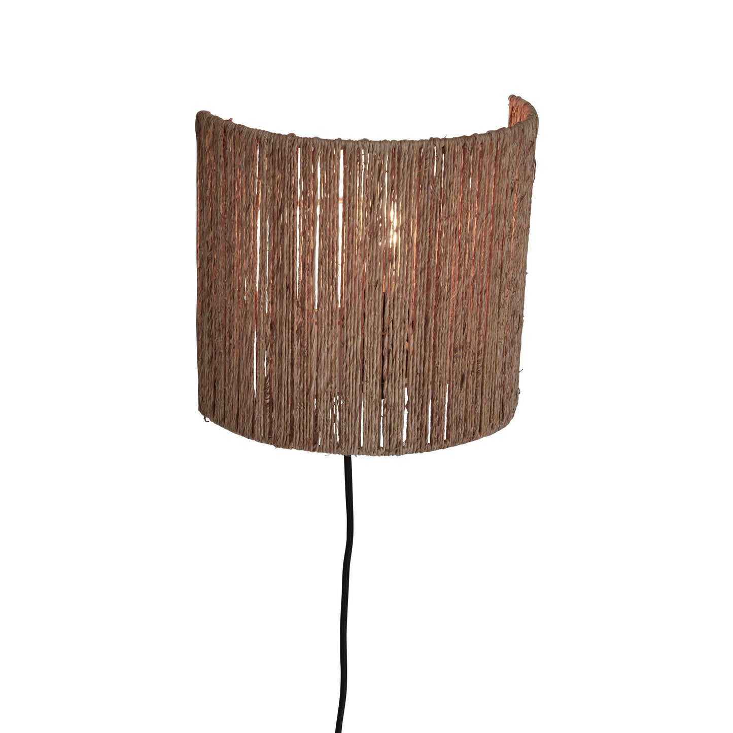 GOOD&MOJO wandlamp iguazu halfrond 25 cm S naturel
