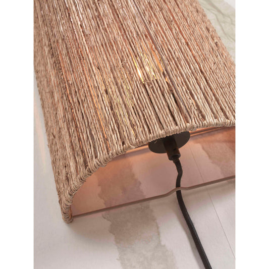 GOOD&MOJO wandlamp iguazu halfrond 32 cm L naturel