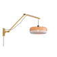 GOOD&MOJO Wandlamp Palawan naturel / 4015 wit L